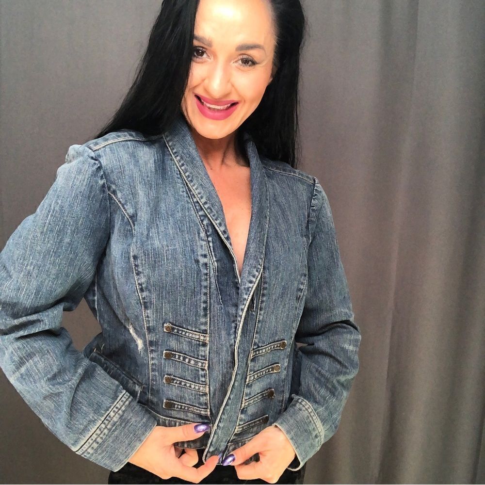New York and Company denim jean jacket